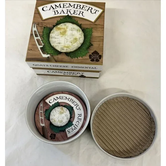 NEW Camembert Cheese BIA Porcelain Baker Emmental By Clare Mackie - Picture 3 of 4